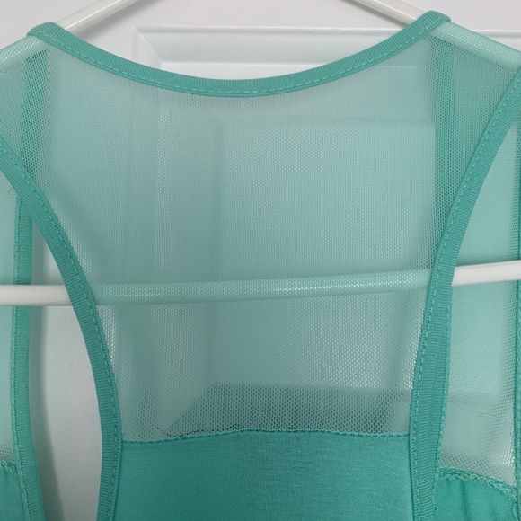 Blueish green sequence tank top - Picture 3 of 3